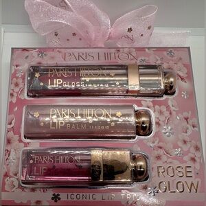 💖 NEW Paris Hilton Iconic Lip Trio - Rose Glow Set ✨ NIB